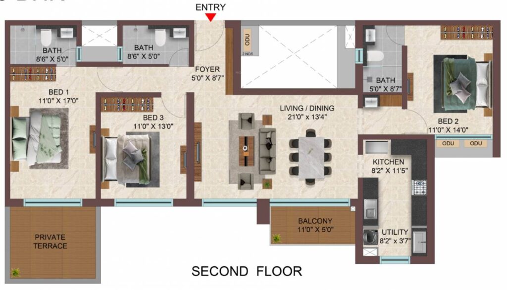 Casagrand Sun City Phase 2 Floor Plan