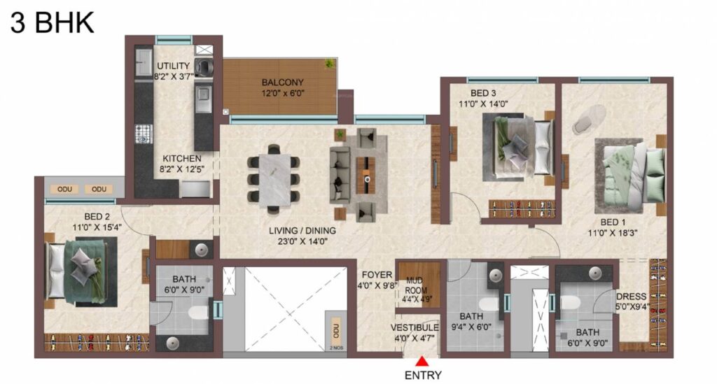 Casagrand Sun City Phase 2 Floor Plan
