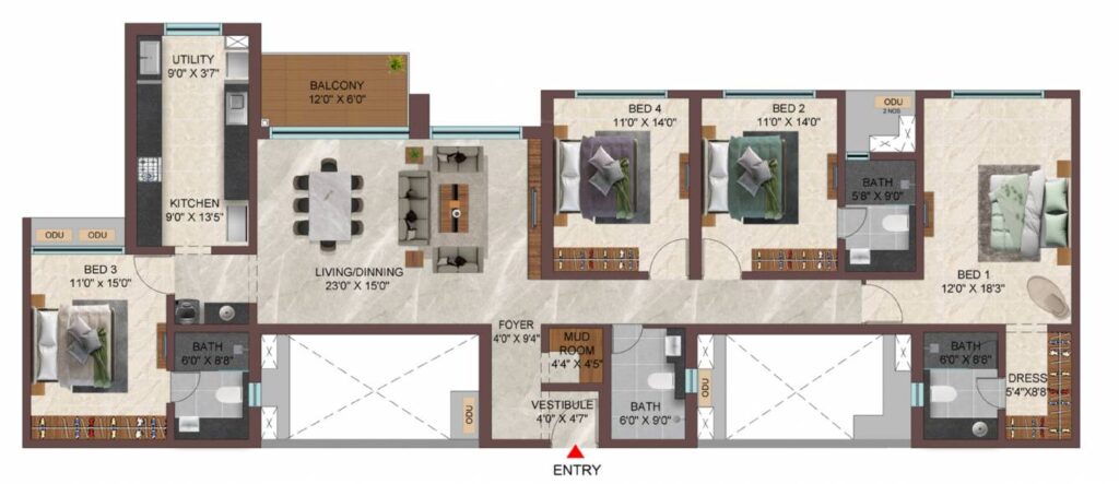 Casagrand Sun City Phase 2 Floor Plan