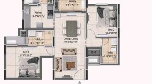 Richmond Towers Floor Plan