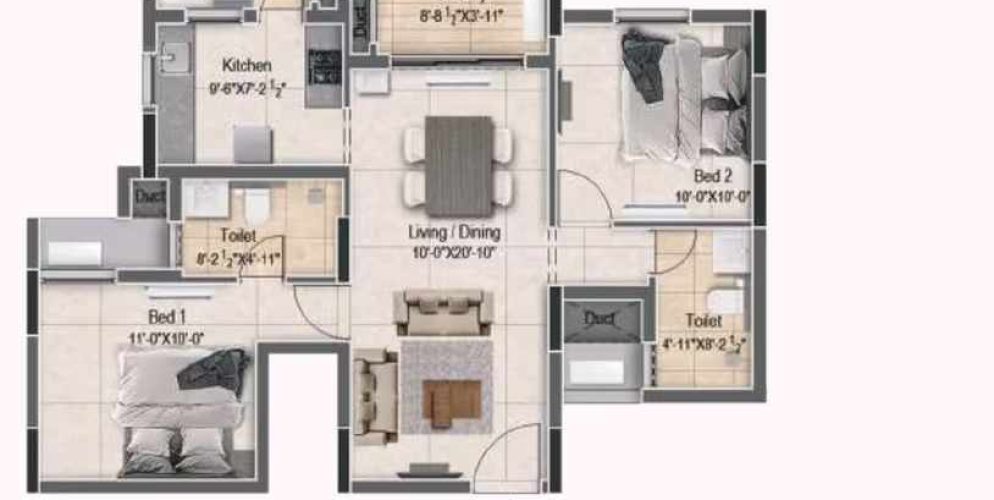 Richmond Towers Floor Plan