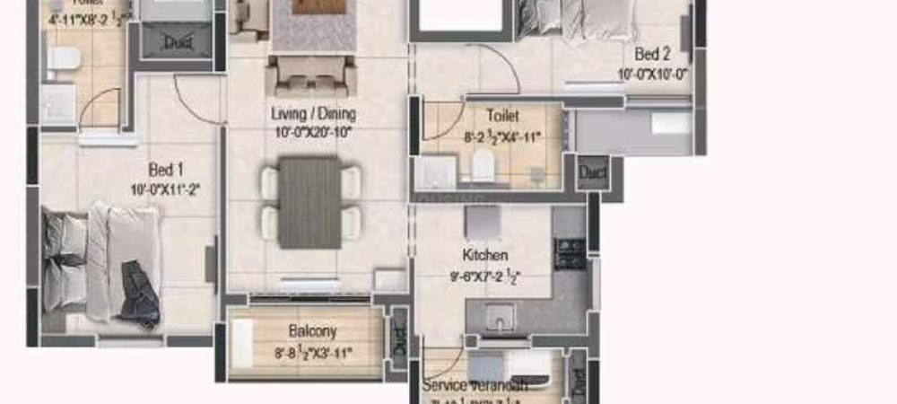 Richmond Towers Floor Plan