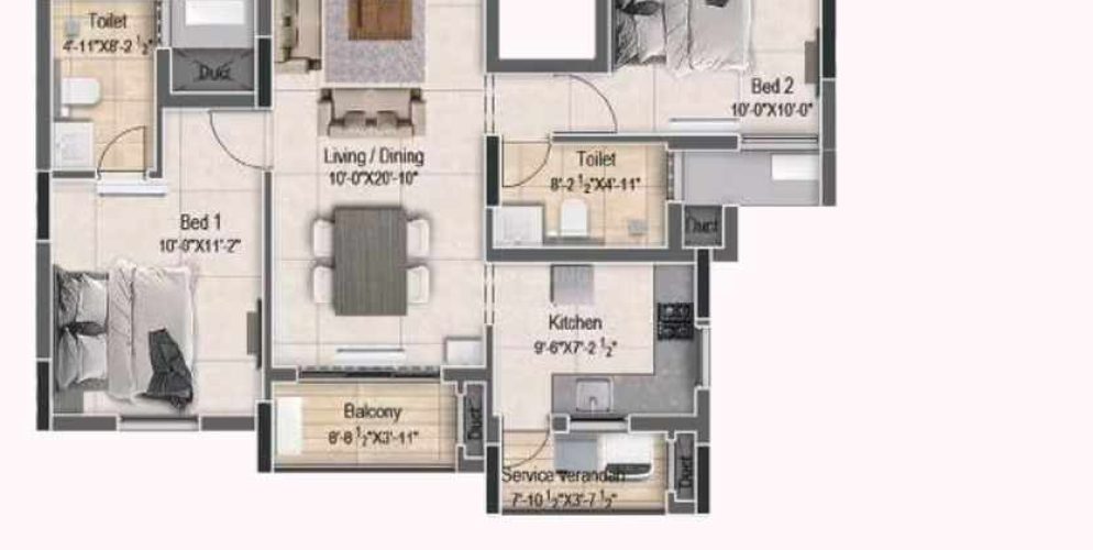 Richmond Towers Floor Plan