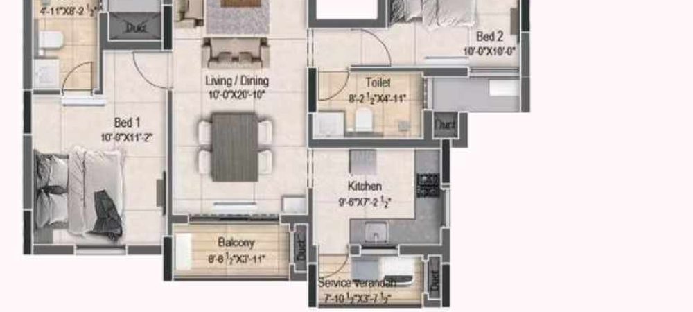 Richmond Towers Floor Plan