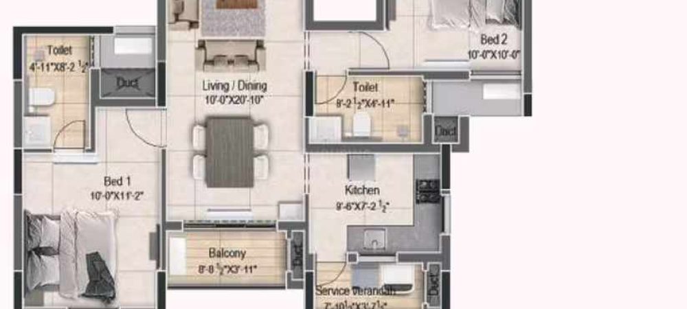 Richmond Towers Floor Plan