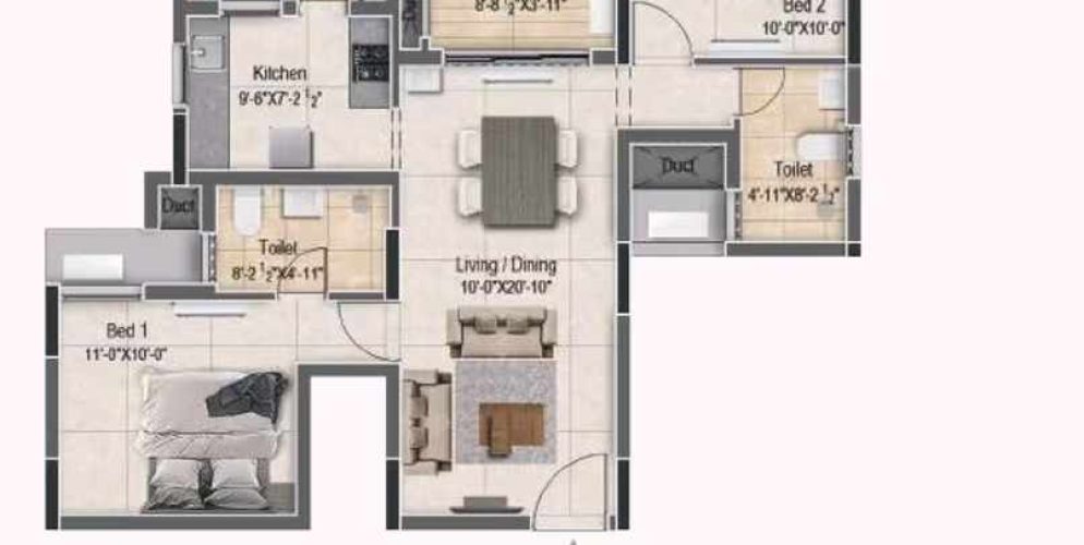 Richmond Towers Floor Plan
