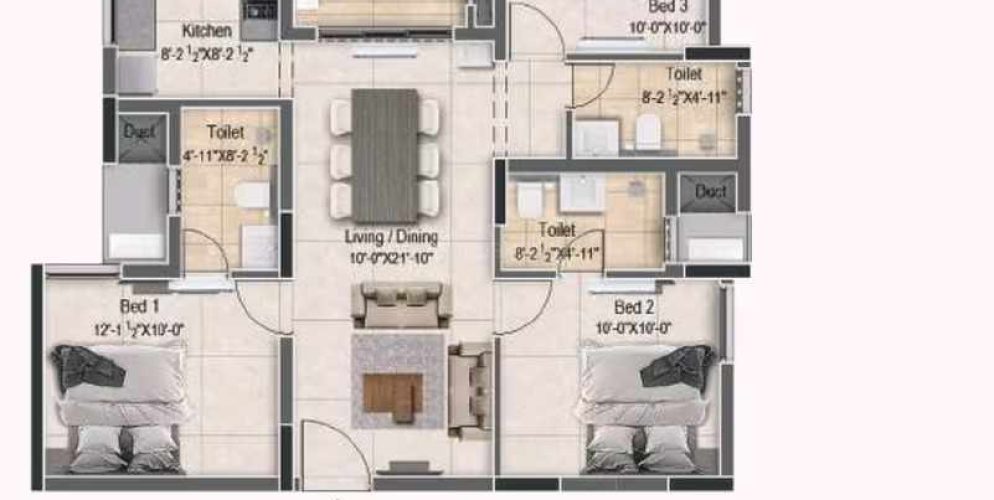 Richmond Towers Floor Plan