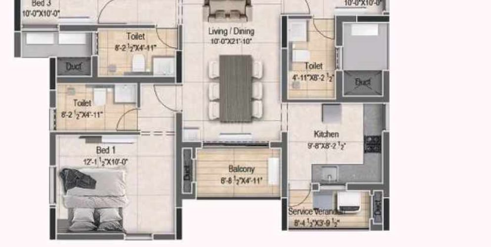 Richmond Towers Floor Plan