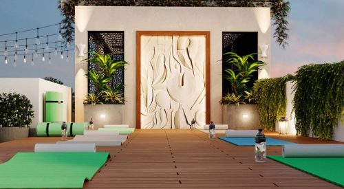 Ath the Palladium Yoga - Meditation Area