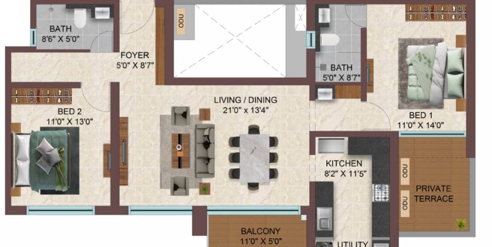 Casagrand Sun City Phase 2 Floor Plan