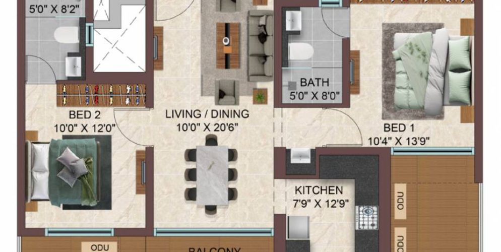 Casagrand Sun City Phase 2 Floor Plan