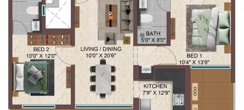 Casagrand Sun City Phase 2 Floor Plan