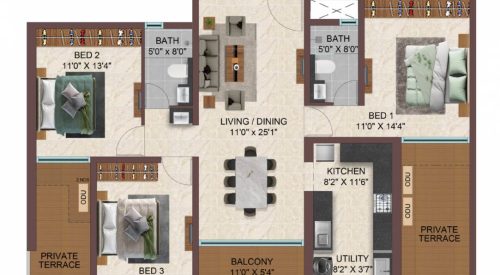 Casagrand Sun City Phase 2 Floor Plan