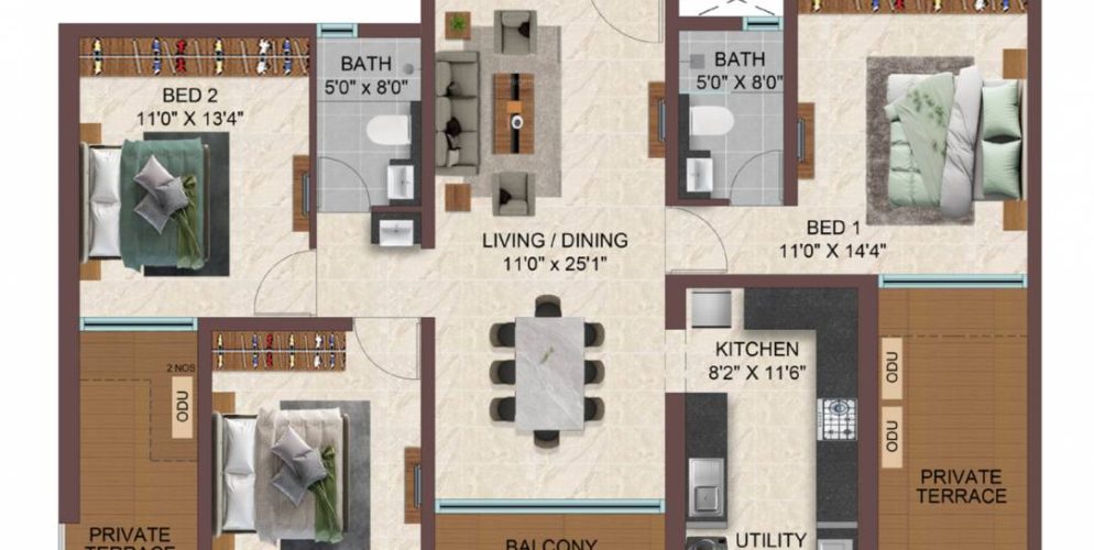 Casagrand Sun City Phase 2 Floor Plan