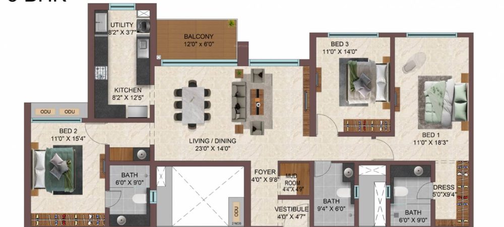 Casagrand Sun City Phase 2 Floor Plan