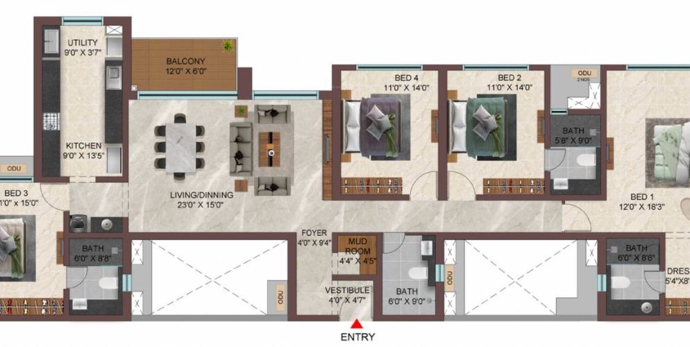 Casagrand Sun City Phase 2 Floor Plan