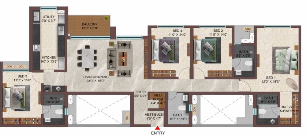 Casagrand Sun City Phase 2 Floor Plan