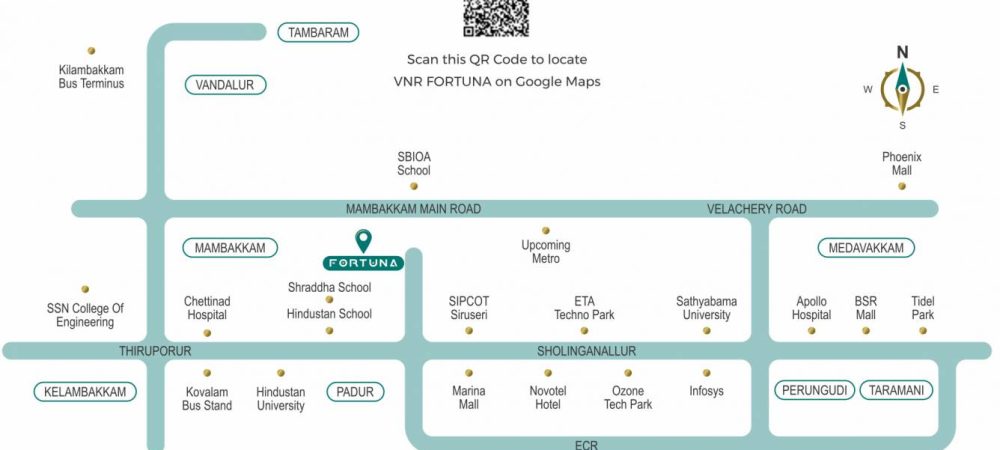 Fortuna Location Plan