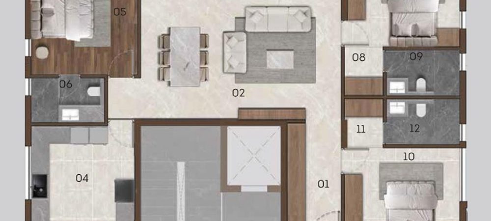 Kirthika Antares 1747 Sqft - 3bhk