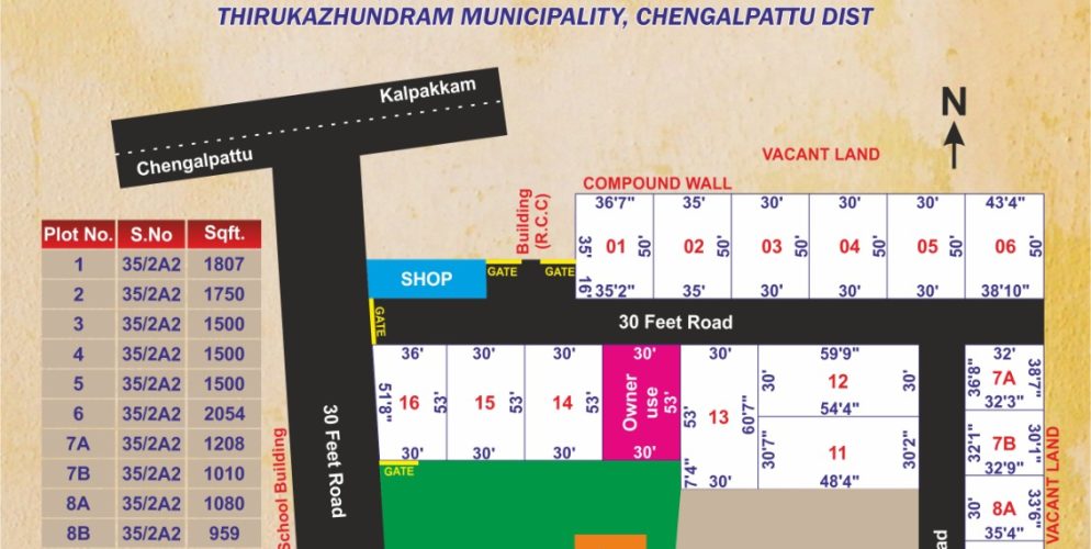 Kumaram Kudil Layout Plan GL Properties