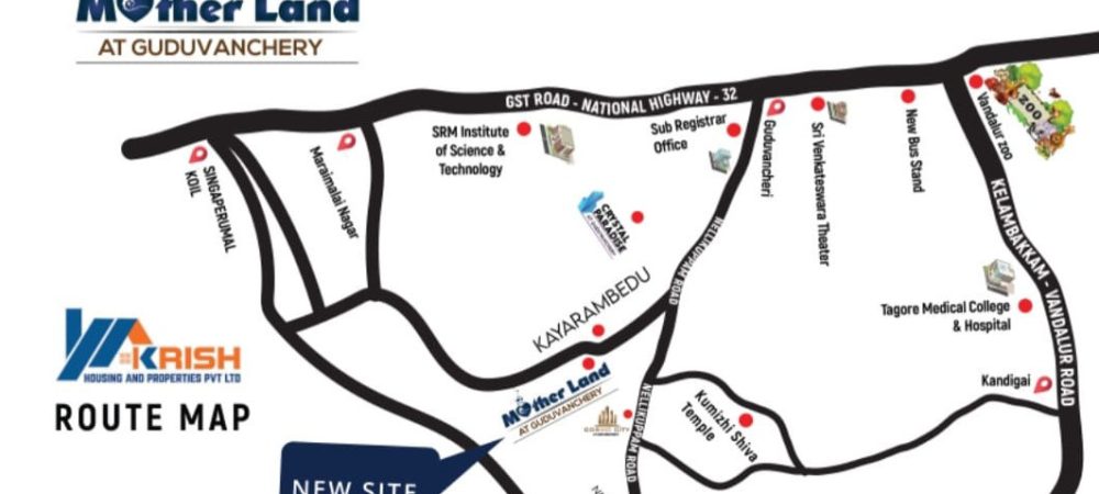 Mother Land Locatin Key Plan