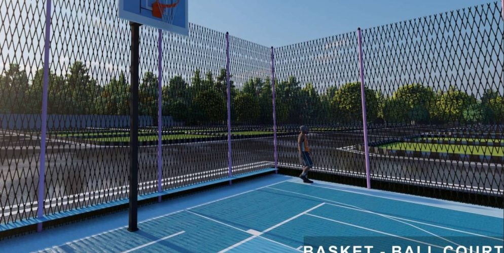 Orchard Park Basket ball court