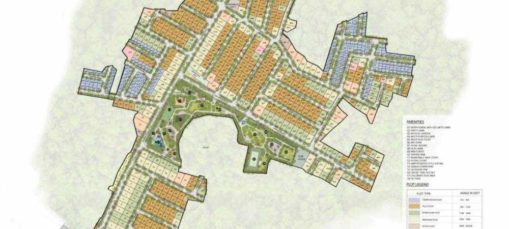 Purva Raagam Layout Plan