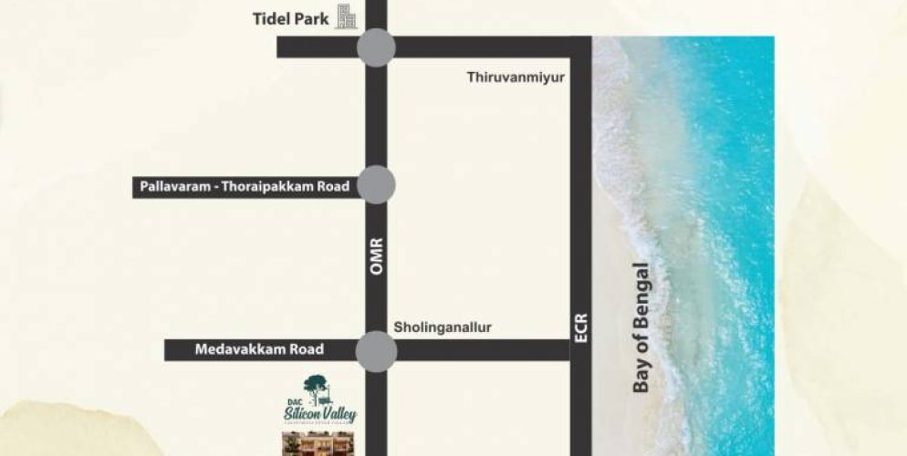 Silicon Valley Location Map