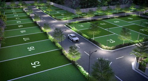 arco baleno internal roads footpaths