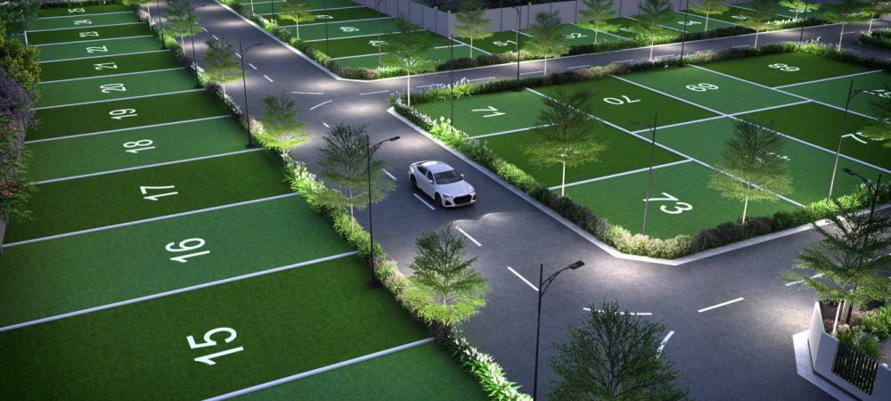 arco baleno internal roads footpaths