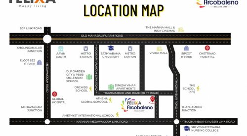 arcobaleno location plan