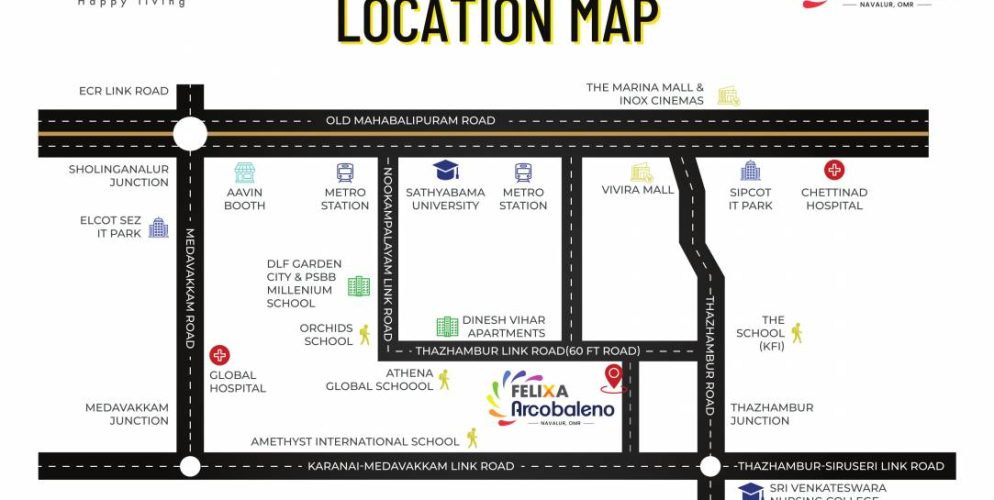 arcobaleno location plan