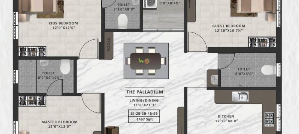 ath the palladium floor plan