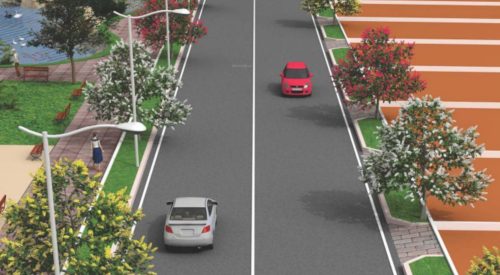 blissful garden internal roads