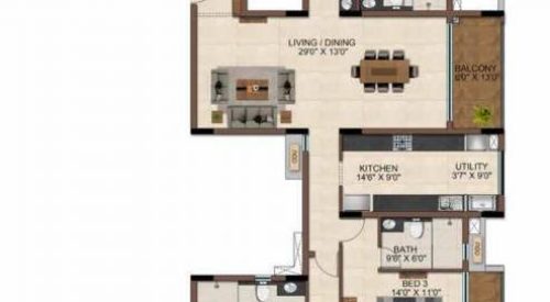 casamia floor plan 4bhk 1