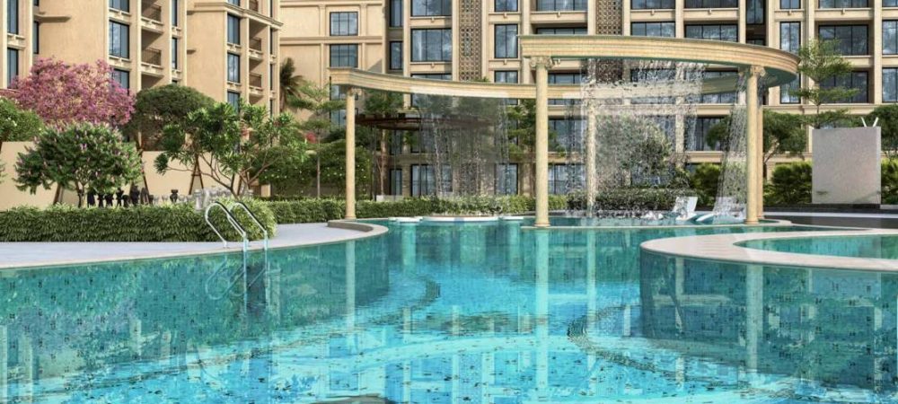 casamia swimming pool view 2