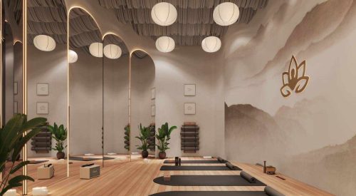 cheers yoga meditation area