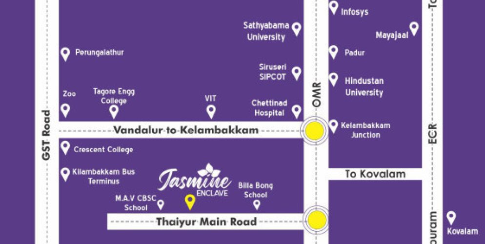 crystal jasmine enclave Location Map