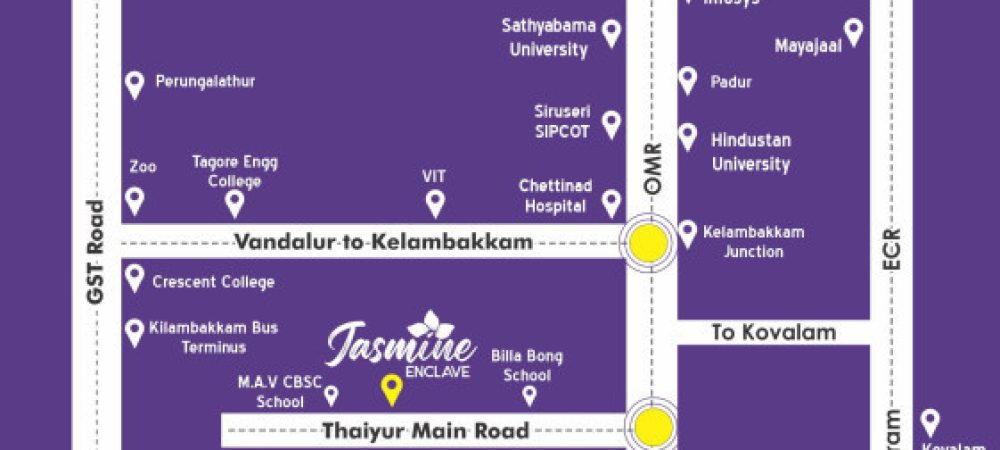 crystal jasmine enclave Location Map