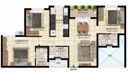 newry adora floor plan floor plan 3bhk 3