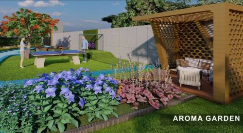 orchard park landscape garden and tree planting