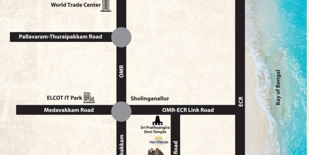 prathyangira location plan