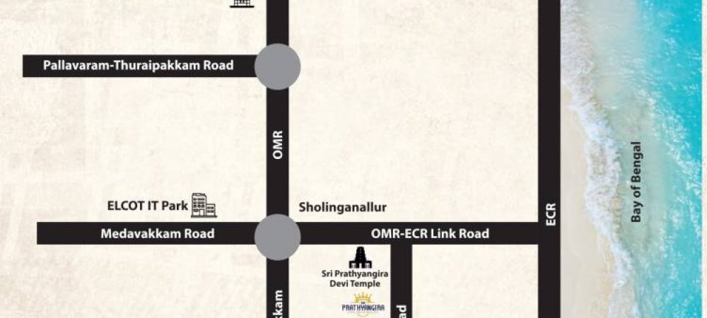 prathyangira location plan