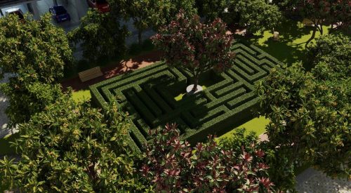 prosper landscape garden and tree planting