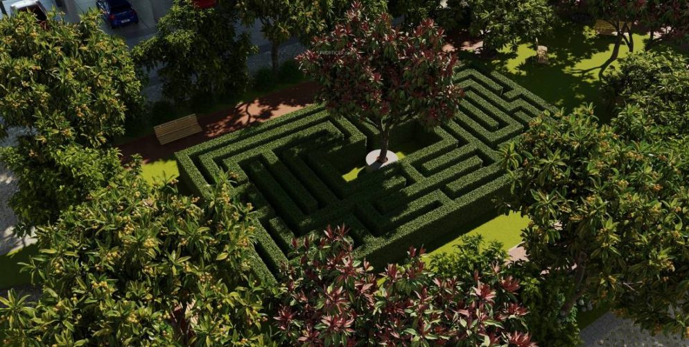 prosper landscape garden and tree planting