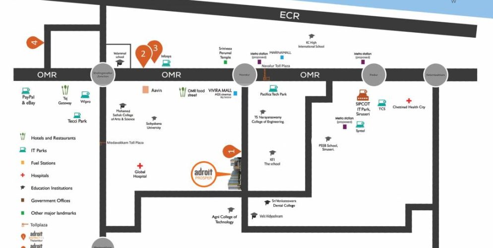 prosper location plan