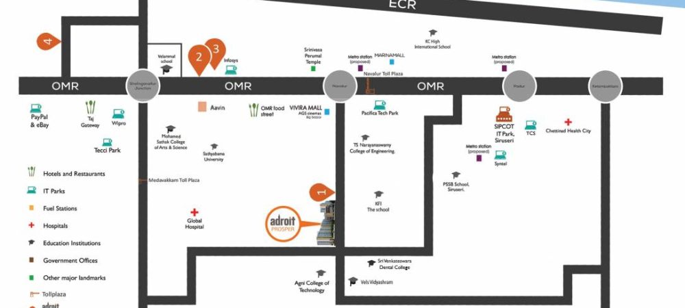 prosper location plan