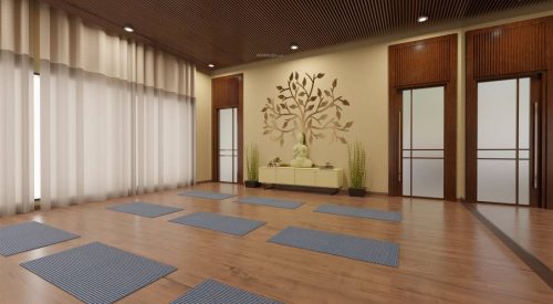 prosper yoga meditation area
