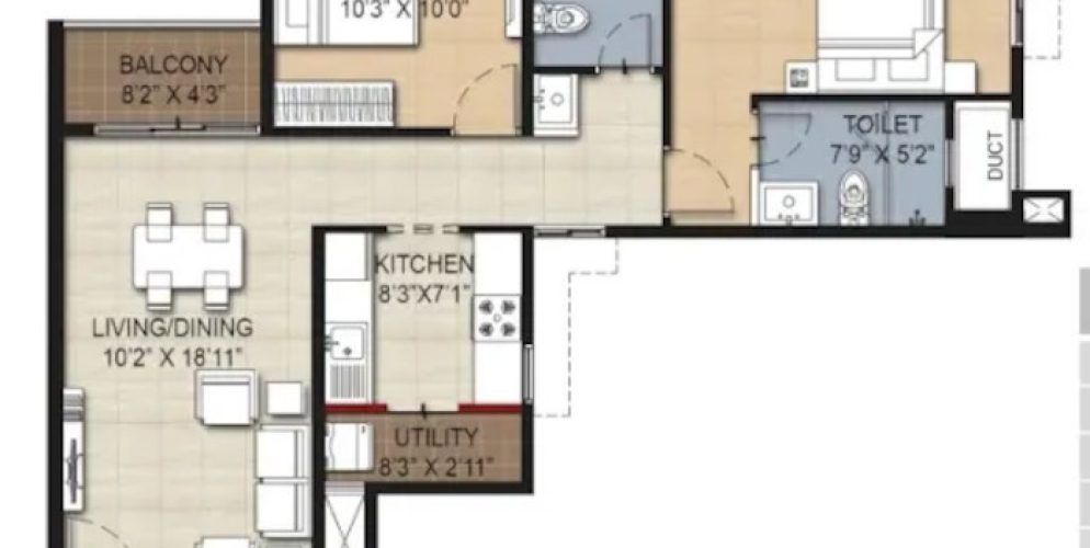 risington 2 floor plan 2bhk 5