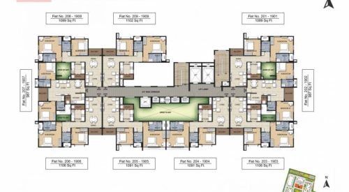 risington 2 tower a1 cluster plan 2